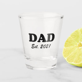 Vater Angepasstes Datum personalisiert cool Schnapsglas