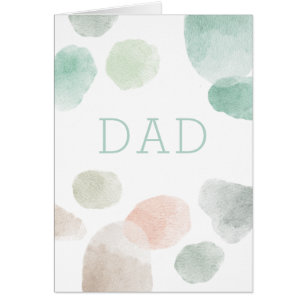 Vater. Aquarellpastellfarben abstrakt Happy Vlies