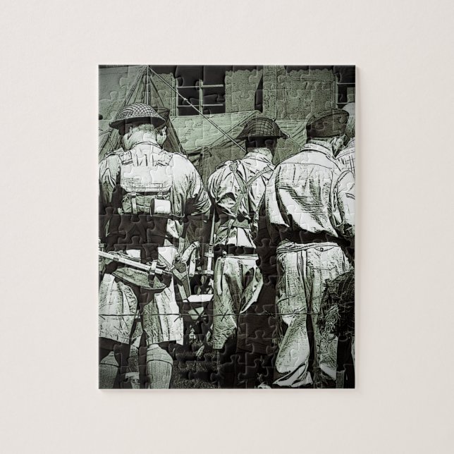 Vater-Armee auf Parade Puzzle (Vertikal)