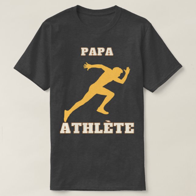 Vater Athlete T-Shirt (Design vorne)