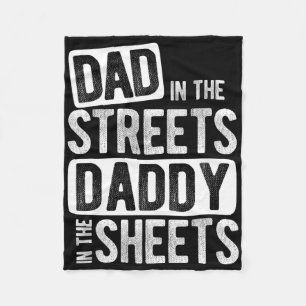 Vater auf den Straßen Daddy auf den Laken Bester V Fleecedecke