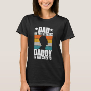 Vater auf den Straßen Daddy in den Blättern Funny  T-Shirt