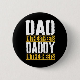 Vater auf den Straßen Daddy in den Blättern Vater& Button