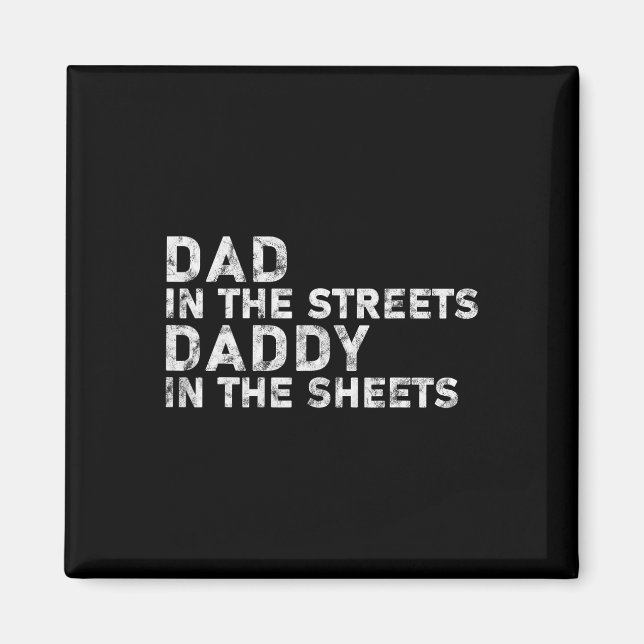 Vater auf den Straßen Daddy in den Blättern Vater& Magnet (Vorne)