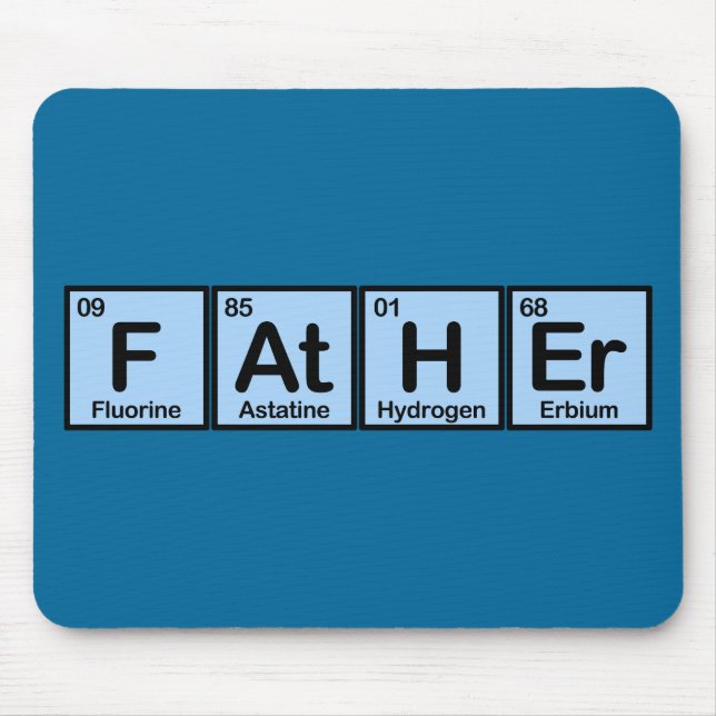 Vater aus Elementen Mousepad (Vorne)