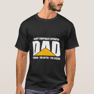 Vater-Bagger-Bulle für schwere Geräte T-Shirt