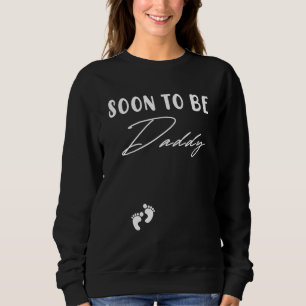 Vater bald Papa Vatertag zum ersten Mal Pregn Sweatshirt