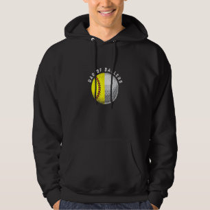 Vater Baller Golf Softball von Son oder Tochter Hoodie