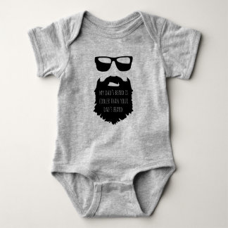 Vater Bart - cooler Bart Baby One Stück  Baby Strampler