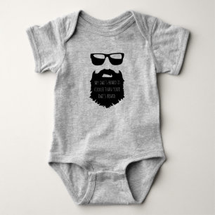 Vater Bart - cooler Bart Baby One Stück Strampler