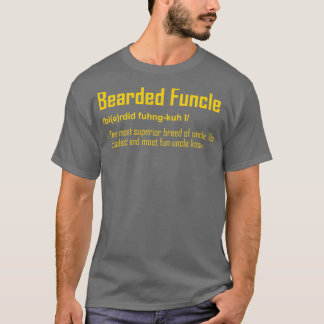 Vater Bart Geschenke Bartbespiele Funny Beareed Un T-Shirt