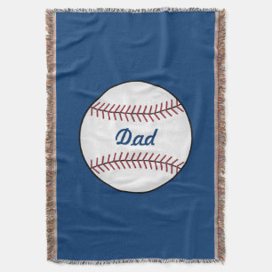 Vater Baseball Throw Blanket Decke