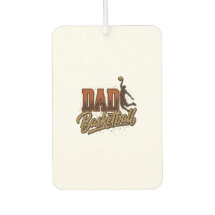 Vater Basketball Vintage Gravur Shirt Design_1 Autolufterfrischer