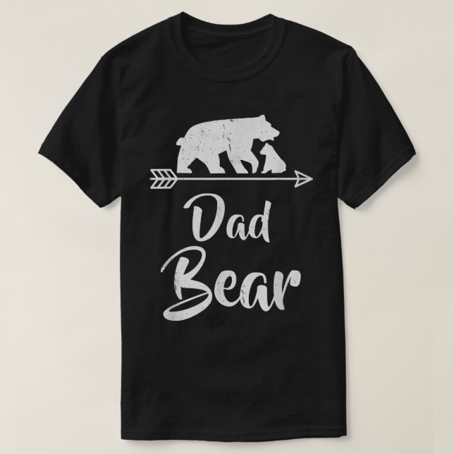 Vater Bear Matching Familienweihnachtskostüm T-Shirt (Design vorne)