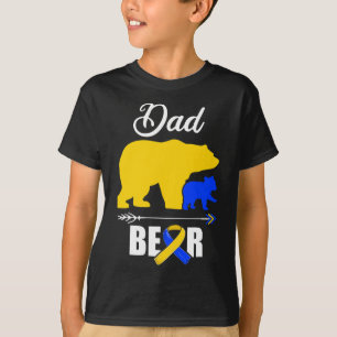 Vater Bear Trisomy 321 Syndrome Awareness T-Shirt