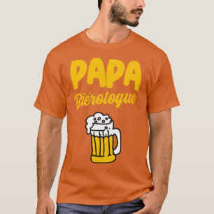 Vater Beerologin Spaß lustige Bier Geburtstag T-Shirt
