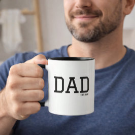 Vater Begründete Anpassbares Jahr Vatertag Tasse