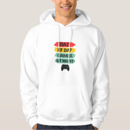 VATER BEI TAG GAMER BEI NACHT – Transparent Design Hoodie