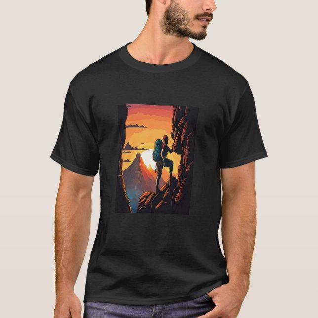 Vater Bergsee-Zauber im Val Piora T-Shirt (Vorderseite)