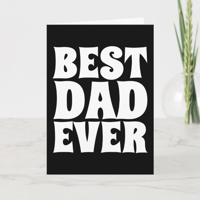 VATER BEST VATER JE GREETING CARDS KARTE (Vorderseite)