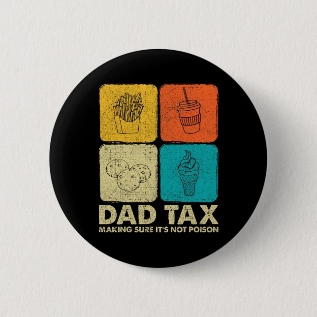 Vater besteuern sicherzustellen, dass es kein Gift Button (Vorderseite)