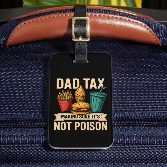 Vater besteuern sicherzustellen, dass es kein Gift Gepäckanhänger (Vorderseite Insitu 2)