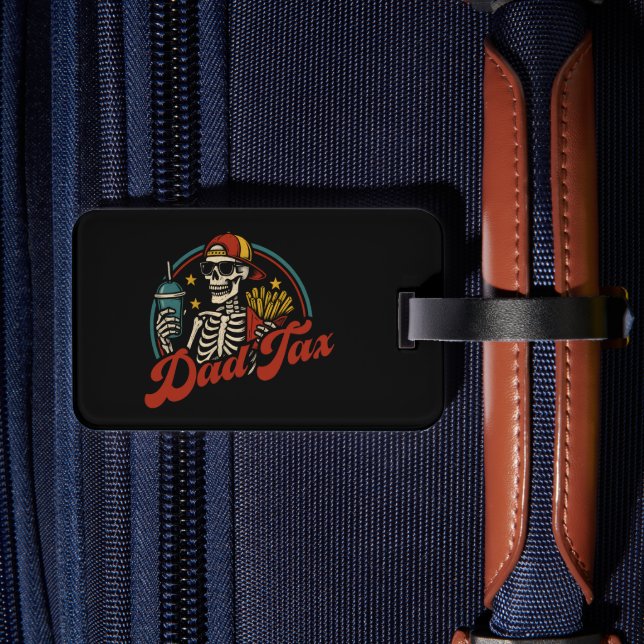 Vater besteuern sicherzustellen, dass es kein Gift Gepäckanhänger (Rückseite Insitu 2)