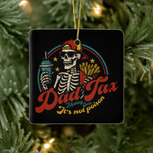 Vater besteuern sicherzustellen, dass es kein Gift Keramikornament