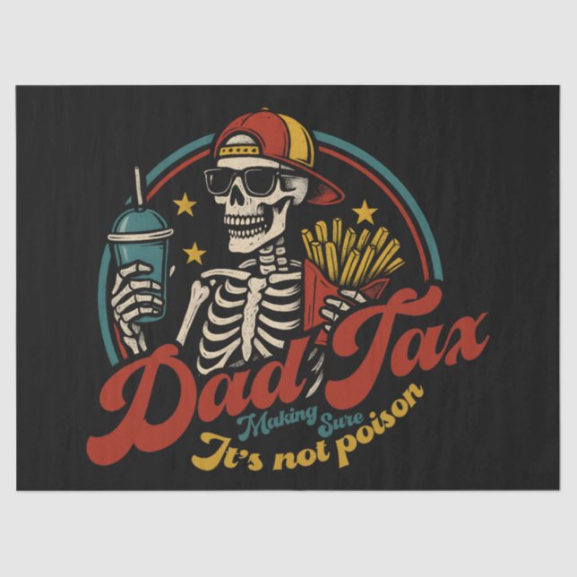 Vater besteuern sicherzustellen, dass es kein Gift Seidenpapier (Vorderseite)