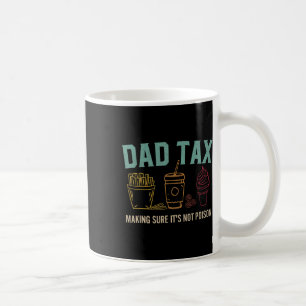 Vater besteuern, um sicherzustellen, dass es keine kaffeetasse