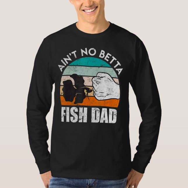 Vater Betta Fish T-Shirt (Vorderseite)
