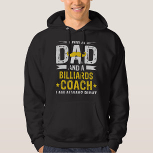 Vater Billiards Coach Funny Billiard Spaß Hoodie