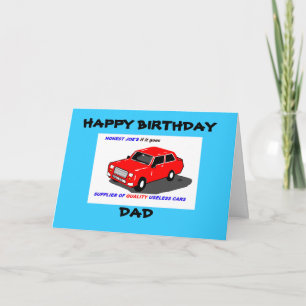 Vater BIRTHDAY CARD Karte