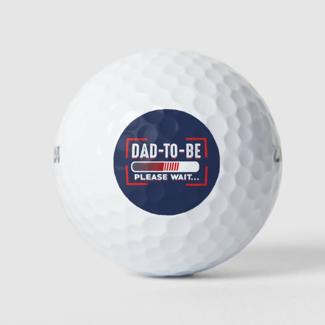 Vater bitte warten golfball (Vorderseite)