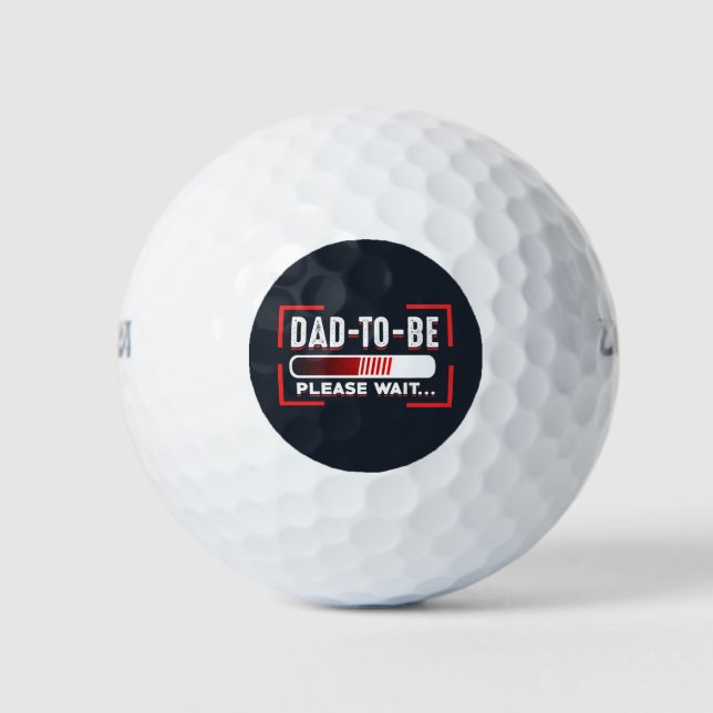 Vater bitte warten golfball (Vorderseite)