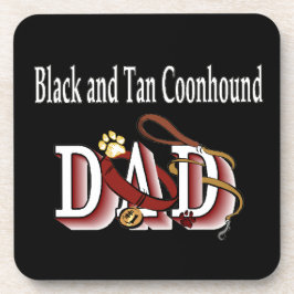 Vater Black and Tan Coonhound Untersetzer