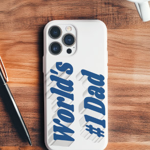 Vater Blau Text iPhone Gehäuse 11Pro Max Hülle