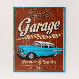 Vater Blue Chevy Garage Puzzle