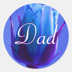 Vater Blue Rose Aufkleber