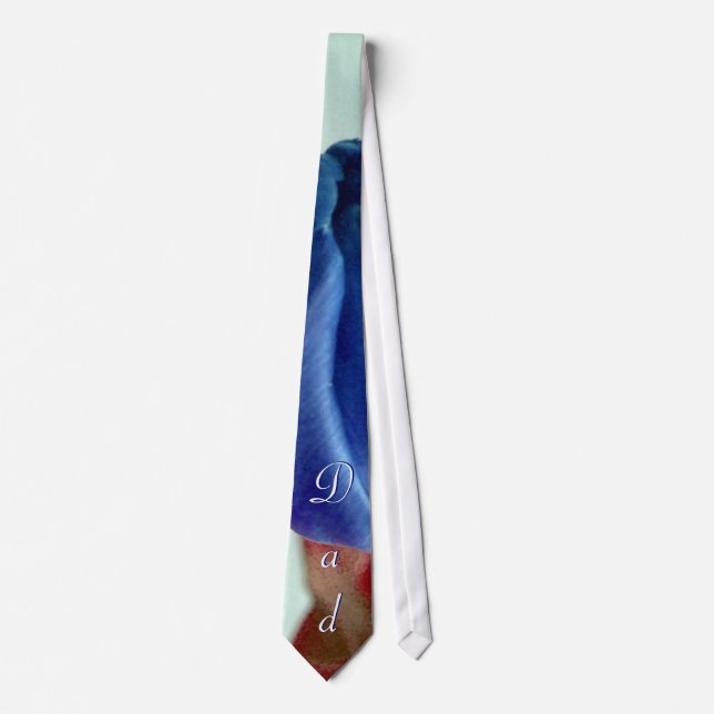 Vater Blue Tulips Krawatte (Vorderseite)