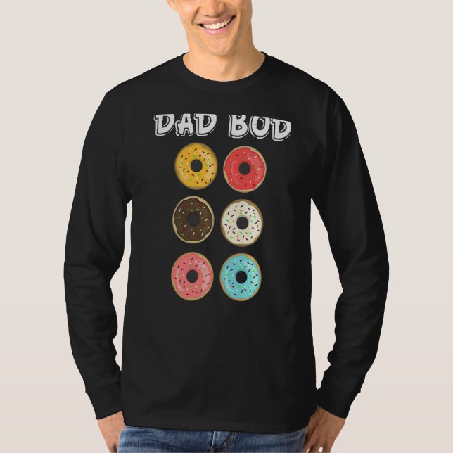 Vater Bod Donuts Six Pack T-Shirt (Vorderseite)