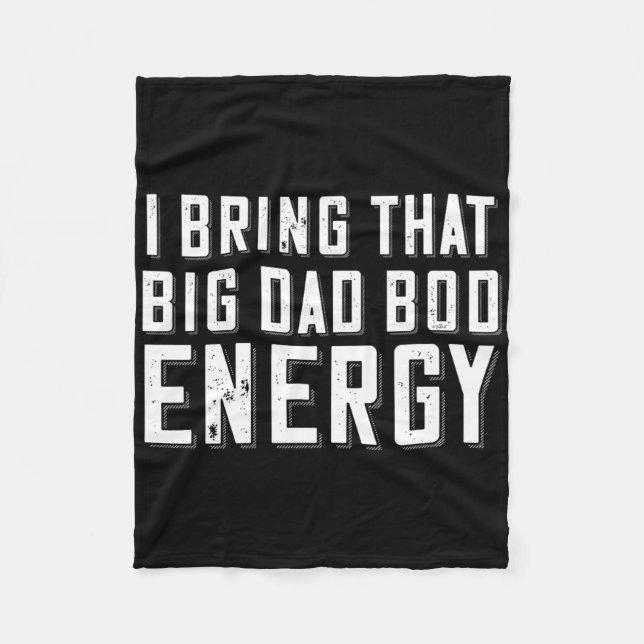 Vater Bod Energy Funny Vater Sprichwort Vathers Da Fleecedecke (Vorderseite)