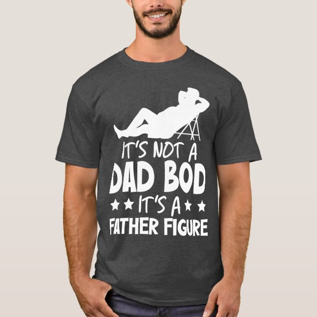 Vater Bod Father Abbildung Funny Monochrome T-Shir T-Shirt (Vorderseite)