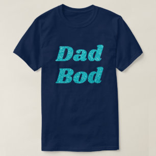 Vater Bod Glitzer T - Shirt
