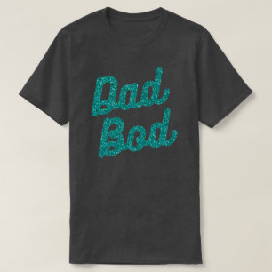 Vater Bod Glitzer T - Shirt