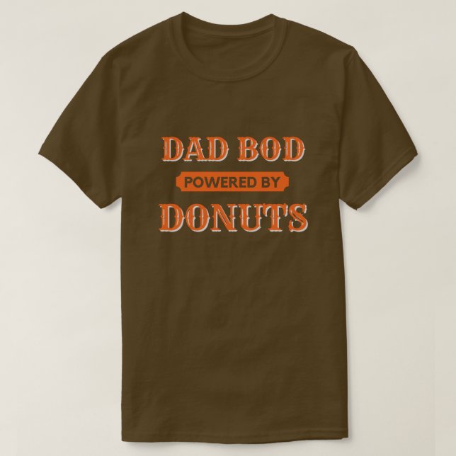 Vater Bod Powered by Donuts T - Shirt (Design vorne)