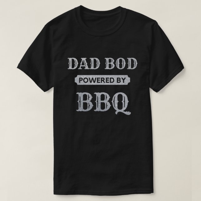 Vater Bod Powered by GRILLEN Glitzer T - Shirt (Design vorne)