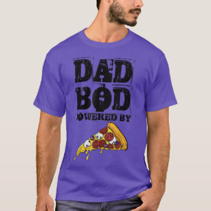 Vater Bod Powered by Pizza Graphic Funny Vater Ges T-Shirt