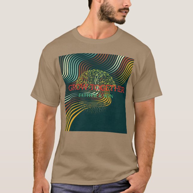 Väter Bonding Freunde T-Shirt (Vorderseite)