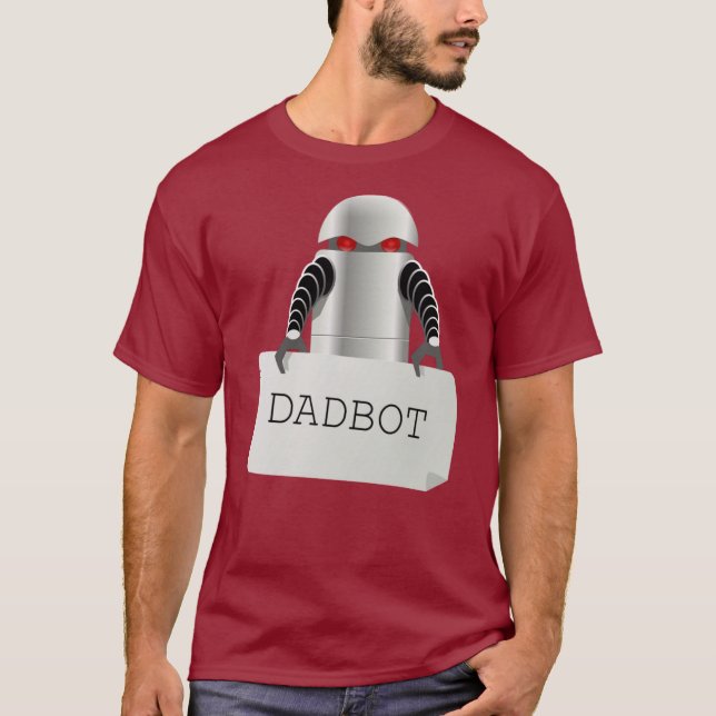 Vater Bot Robot T-Shirt (Vorderseite)